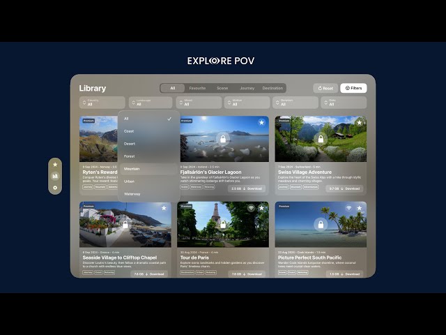 Explore POV - 16K Immersive Videos on Apple Vision Pro