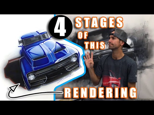 4 Stages of a Rendering | Breaking down my Process