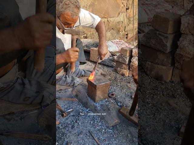 Engineering brain of a village man make hammer by hand #hammer