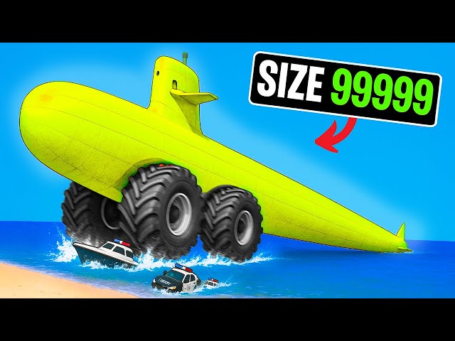 Every Time I Crash My Submarine Car Gets Bigger in GTA 5