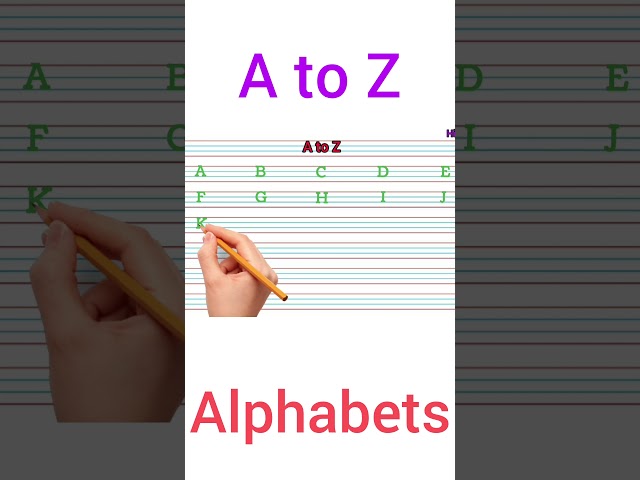 A to Z, Abcd, Alphabet #nurseryrhymes #dottedabc #abcd