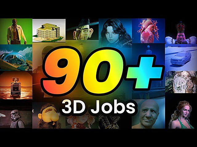 Every 3D Job Explained.