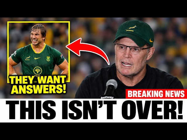 🚨RASSIE ERASMUS RESPONDS! 😱 NOBODY EXPECTED THIS AFTER AUSTRALIA! SPRINGBOKS NEWS