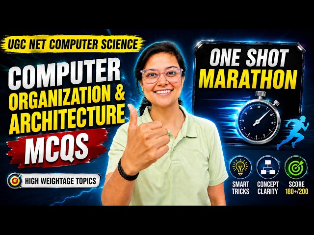 Computer Organization & Architecture | One Shot Marathon | Computer Science by Aditi Mam