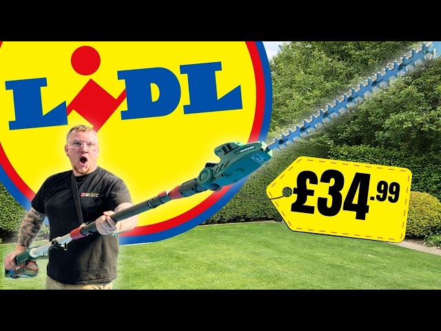 I Tested LIDL's Cheap Telescopic PARKSIDE Hedge Trimmer! 🌳