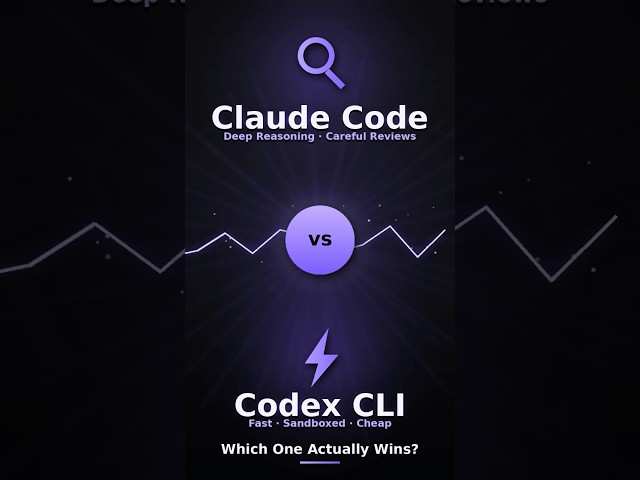 ⚡ Claude Code vs Codex CLI: Which AI Agent Wins ? @AIDevLogYT