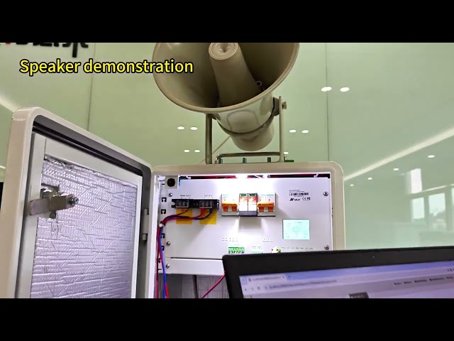 Solar Powered Smart BoxSupport install speaker and cameras