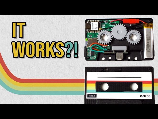 I made an MP3 player that only plays on tape decks