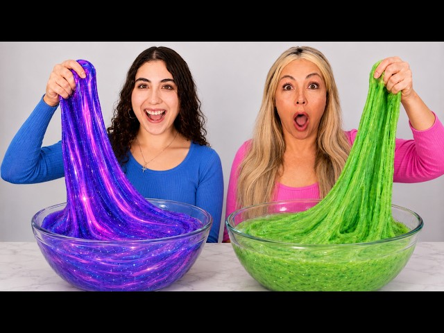 10 second vs 1 Hour Slime Challenge
