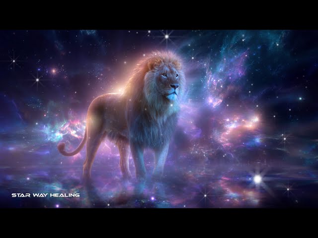 528Hz 🦁 Cosmic Lion • Attract Miracles, Success, Strength & Self-Confidence
