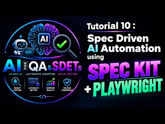 Spec Kit + Playwright | AI-Powered Test Automation