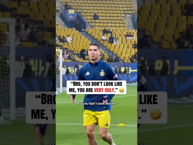 Bro you don't look like me! 🫢 #cr7 #cristianoronaldo #funny #trending