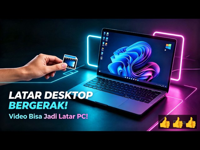 Make Your Windows PC Desktop Background Live & Animated