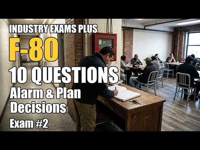 F-80 Exam #2: Alarm Panels, Plan Updates, Shelter Hazard Calls