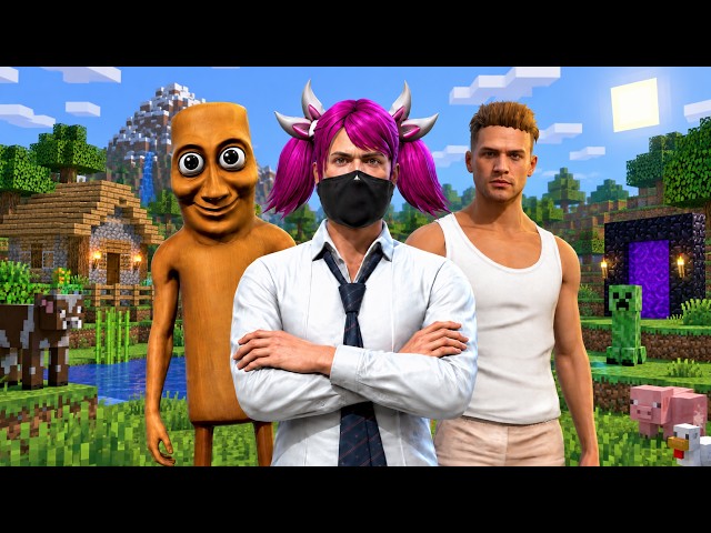 Playing Minecraft for the First Time😂 #minecraft #freefire