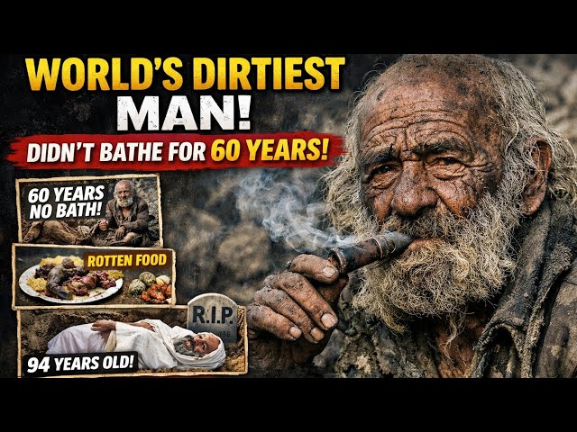He Didn’t Shower for 60 Years… Here’s What Happened 😨 fixdfact 
