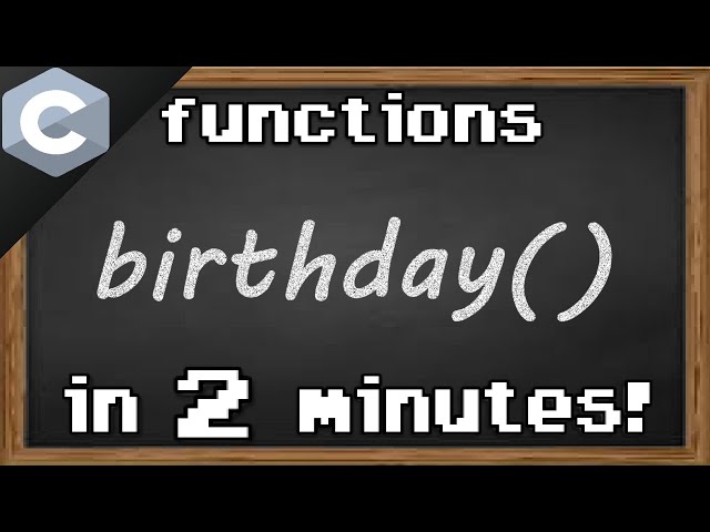 C functions 📞
