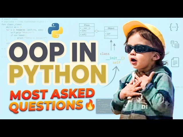 Object-Oriented Programming (OOP) in Python | Complete Beginner-Friendly Explanation