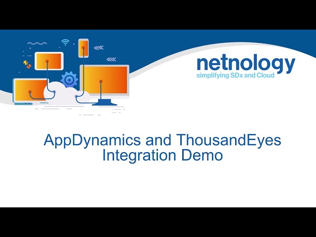 Cisco Be Boundless AppDynamics and ThousandEyes Integration Video