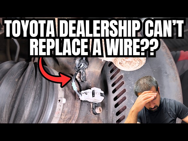 Drove 800 Miles to Replace a Wire That a Toyota Dealership Couldn't!