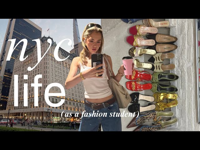 back to fashion school in nyc 📚 a week in my life!