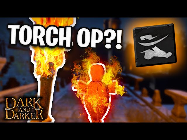 Using A DEFAULT TORCH to WIPE LOBBIES in Dark and Darker | AndySlaps