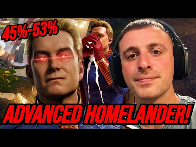 HOMELANDER ADVANCED COMBO TUTORIAL! (45%-53%): MORTAL KOMBAT 1!
