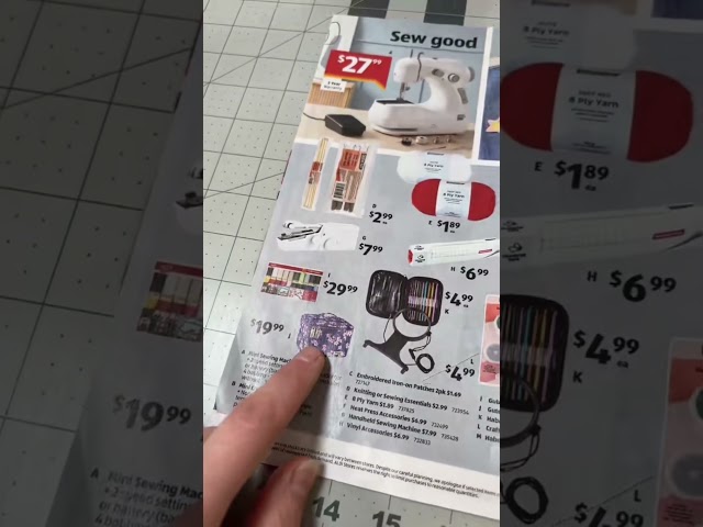 Aldi Special Buys are back with the sewing goods on sale Wednesday 29th July in Australia!