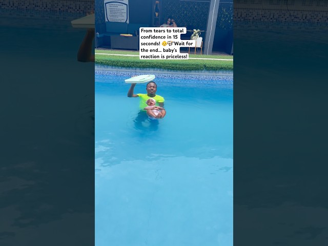 Building water confidence step-by-step! Early exposure is everything 👶 #swimming ⁠#BabySwim #shorts