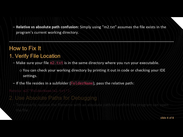 How to Properly Pass a Filename to a C+ +  Constructor for File Reading