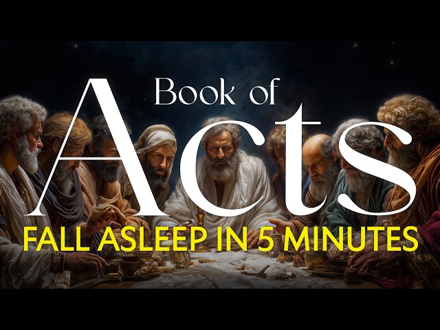 Fall Asleep to the Acts of the Apostles (FULL) | The Most Powerful Story AfterJesus + Rain