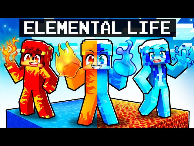 Having an ELEMENTAL LIFE in Minecraft!