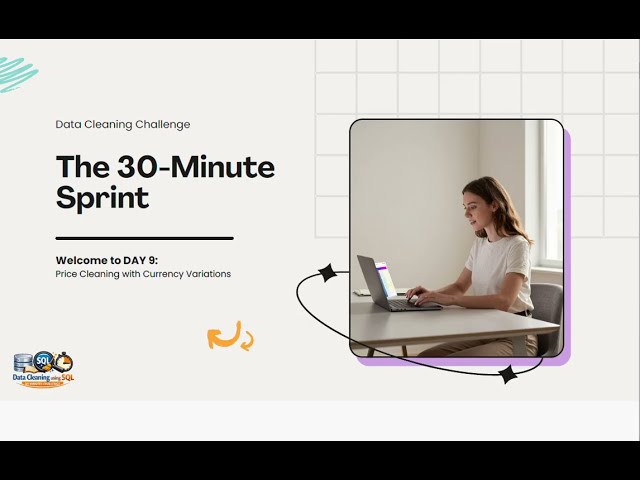 Price Cleaning with Currency Variations | Cleaning Messy Data in SQL (30‑Minute Challenge) : Day 9