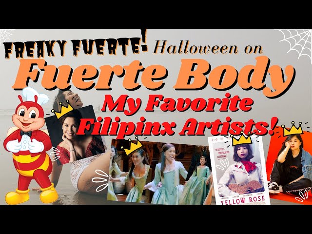 Filipinx Artists You Should Know! (FAHM Jollibee Mukbang in Jollibee Halloween Costume)