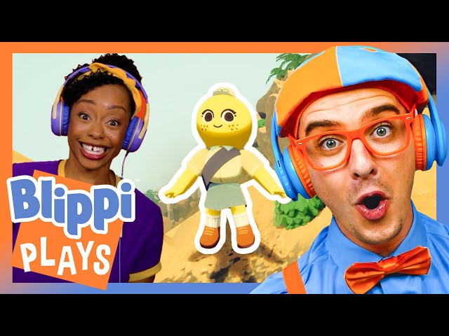 Reach the Mountain Peak | Blippi Plays | Educational & Gaming Videos for Kids