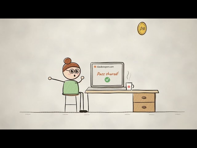 Why share your spare Claude pass? (40-second hand-drawn short)