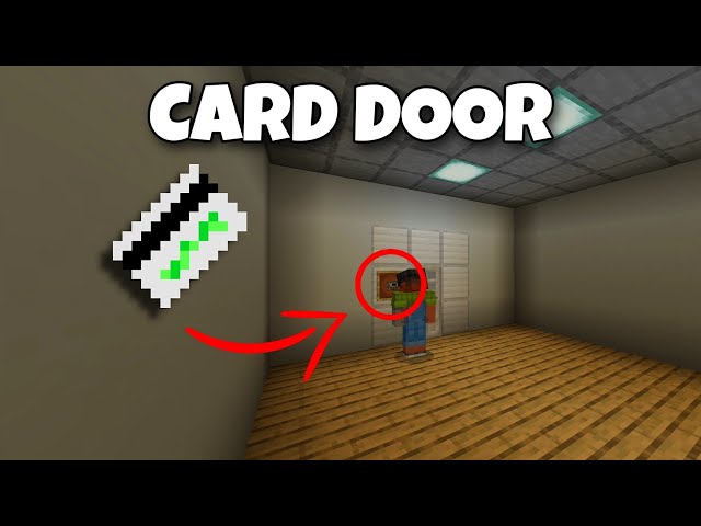 Unlocking the Future: Key Card Door with Command Blocks Tutorial