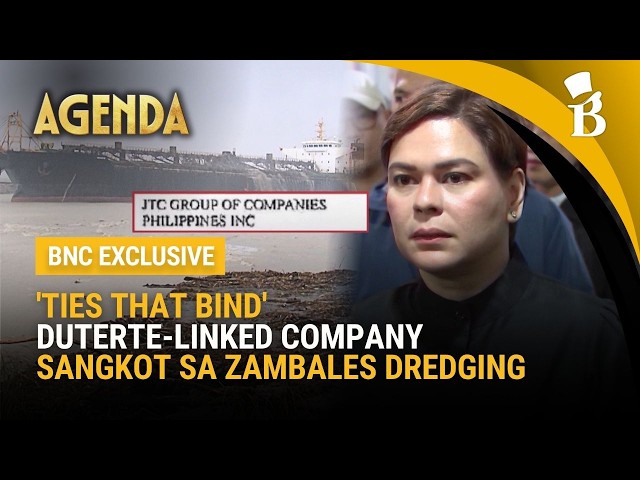 Zambales dredging: Magnacorp, JTC at Duterte-linked company, sinilip | Agenda