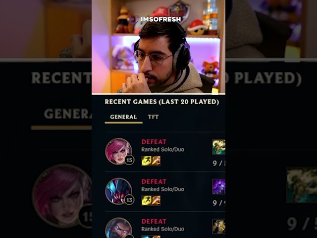☠️ The daily life of a LOL player