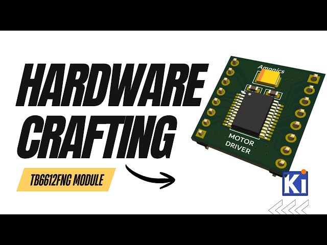 How to design TB6612FNG module | Module Hardware Designs | Ampnics