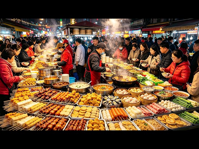 What street food do Chinese people love? Answers are here! Awesome food collection!