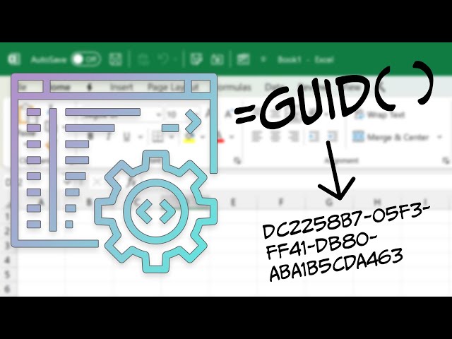 Excel function that turns into text: custom =GUID function! ⬅️