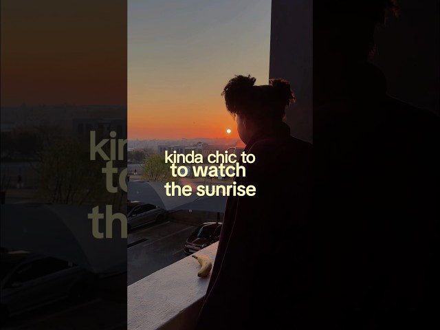 who loves the sunrise? kinda chic #sunrise #stargazing #morningroutine