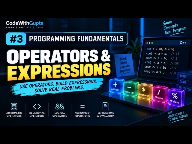 Lecture 5: Operators & Expressions Explained