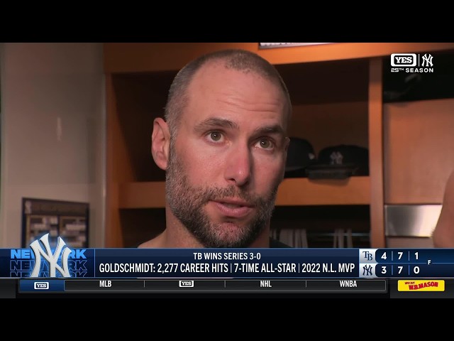 Paul Goldschmidt after Yankees lose to Rays in ALDS