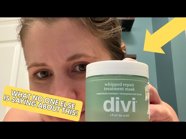 Divi Whipped Repair Hair Treatment Mask – Deep Conditioning Hair Mask for Dry, Damaged, and Color-Tr