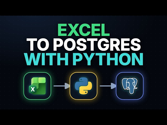 How to Load an Excel Sales Tracker into PostgreSQL with Python | Beginner Data Engineer Project