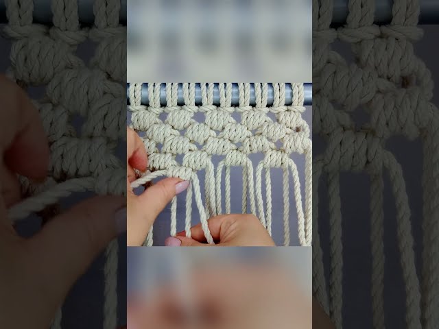 #macrametutorial #macrameknots #squareknot #diy #handmade #crafttutorial #fabric #solidpiece #panel