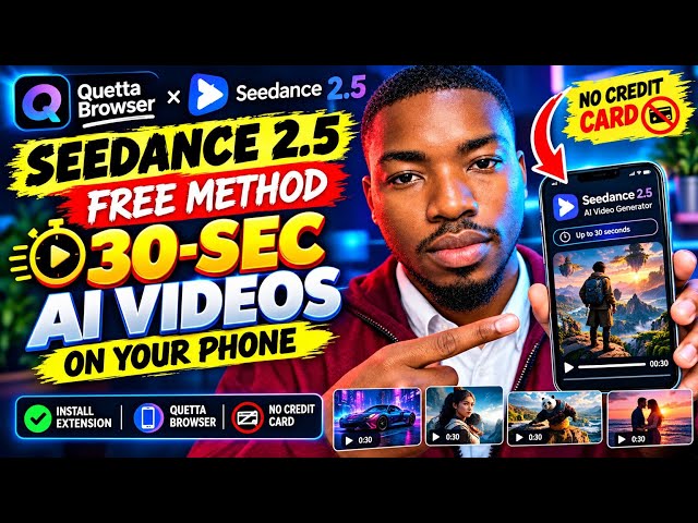 Create 30-Second AI Videos FREE with Seedance 2.5 | Mobile Tutorial