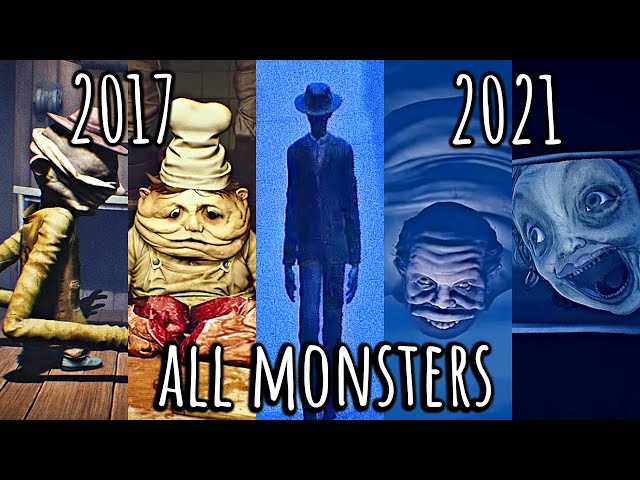 All Monsters/Bosses/Villains in Little Nightmares Games Series - (2017-2021) (VLN, 1 & 2)